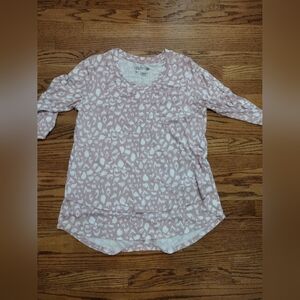 LM 3/4 sleeve nursing top